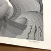 "Line Experiment Two" - 18"x24" Original Test Print 2/2