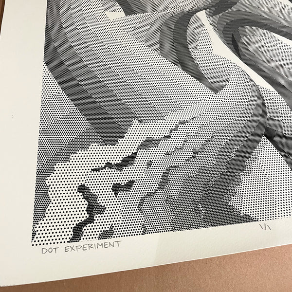 "Dot Experiment" - 18"x24" Original Test Print 1/1