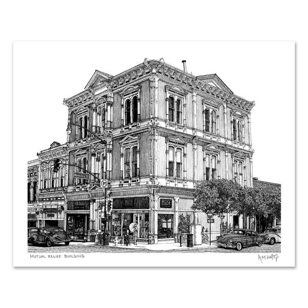 "Mutual Relief Building" - 8x10 Print