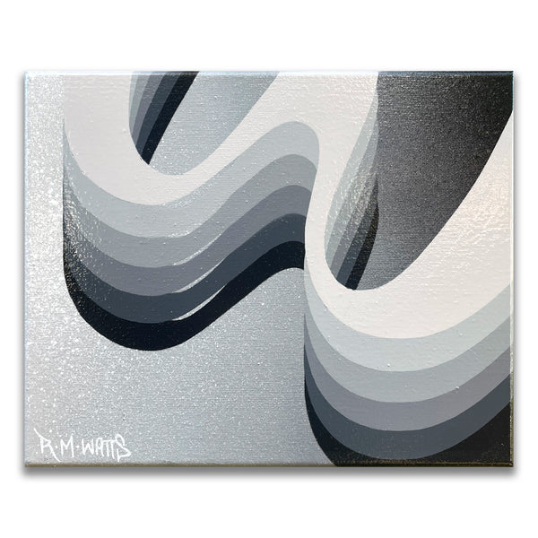 "Pulse Patterns 2" - 8"x10" Original Painting