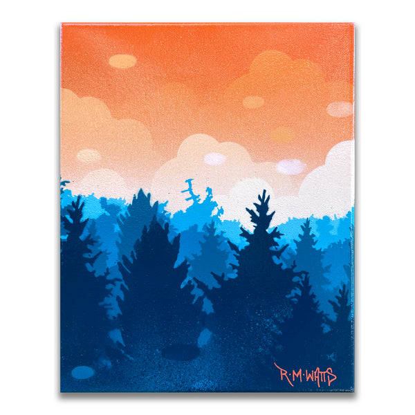 "Pulse Patterns 4" - 8"x10" Original Painting