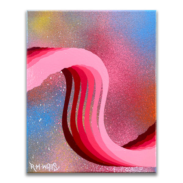 "Pulse Patterns 6" - 8"x10" Original Painting