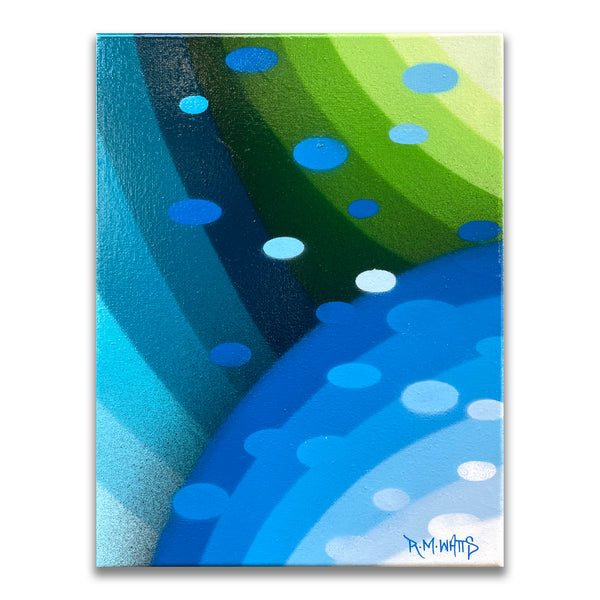 "Pulse Patterns 11" - 8"x10" Original Painting