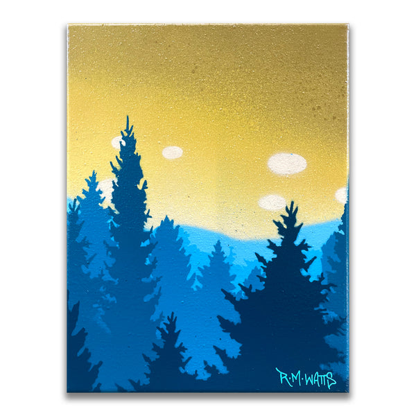 "Pulse Patterns 12" - 8"x10" Original Painting