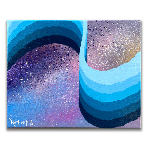 "Pulse Patterns 15" - 8"x10" Original Painting