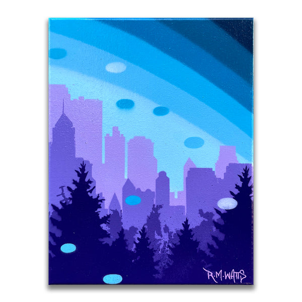 "Pulse Patterns 17" - 8"x10" Original Painting