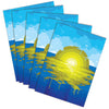 Note Card - "Flat Earth Sunset"