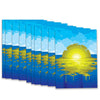 Note Card - "Flat Earth Sunset"