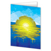 Note Card - "Flat Earth Sunset"