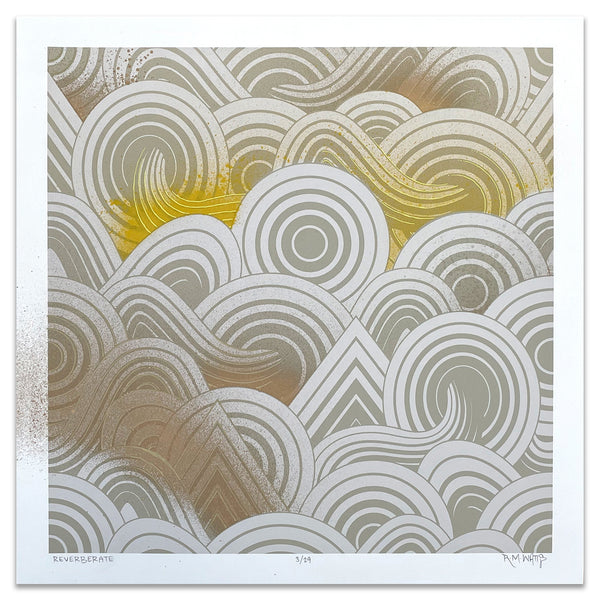 "Reverberate" 18x18 Print 03/29