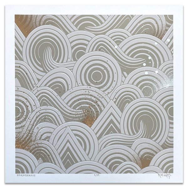 "Reverberate" 18x18 Print 05/29