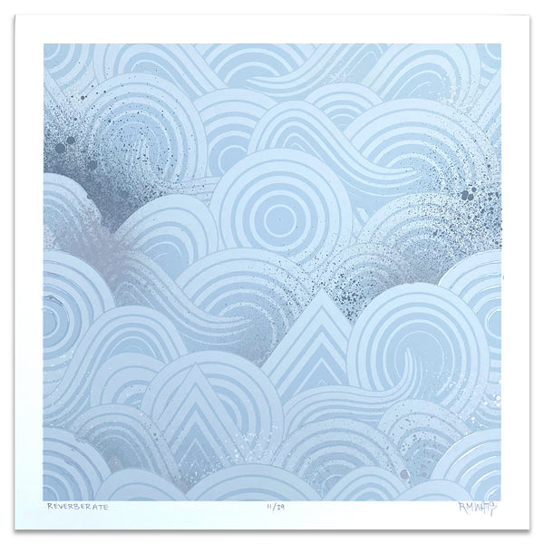 "Reverberate" 18x18 Print 11/29