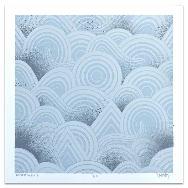 "Reverberate" 18x18 Print 13/29