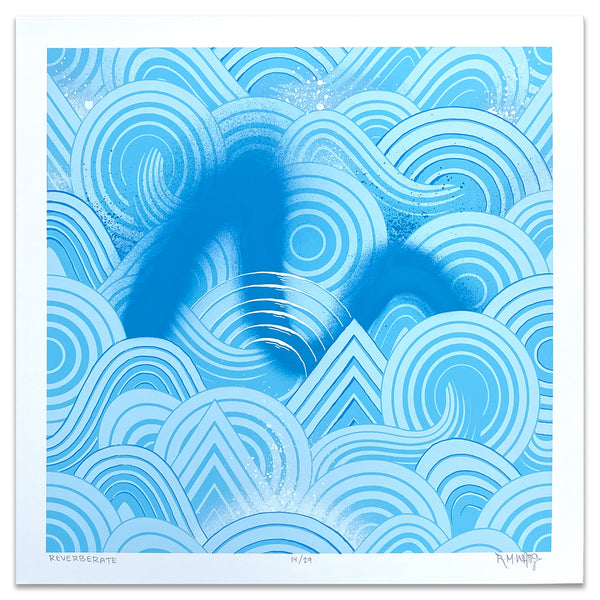 "Reverberate" 18x18 Print 14/29