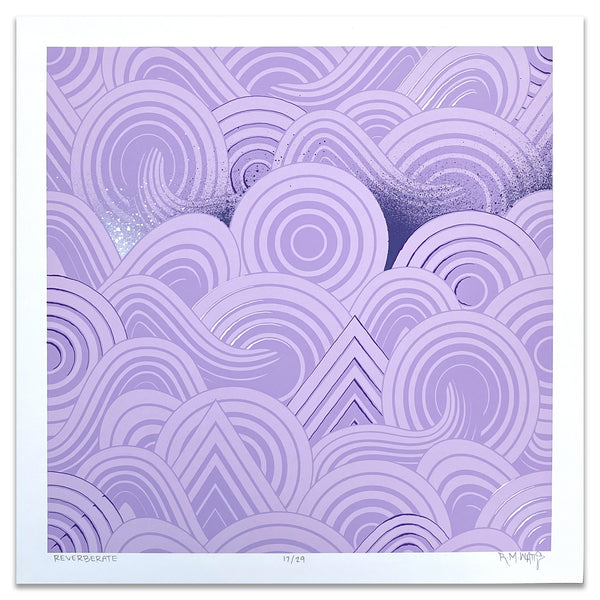 "Reverberate" 18x18 Print 17/29