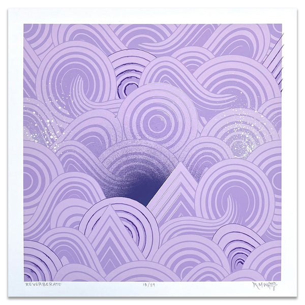 "Reverberate" 18x18 Print 18/29