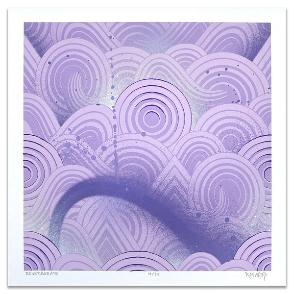 "Reverberate" 18x18 Print 19/29