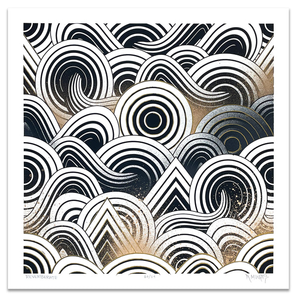 "Reverberate" 18x18 Print 20/29