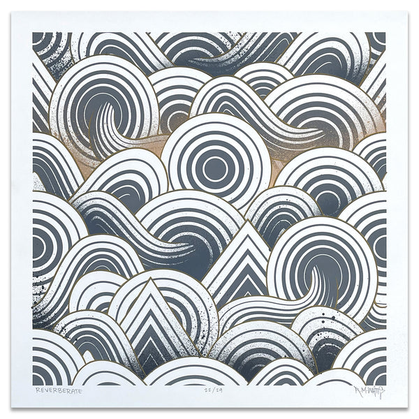 "Reverberate" 18x18 Print 22/29