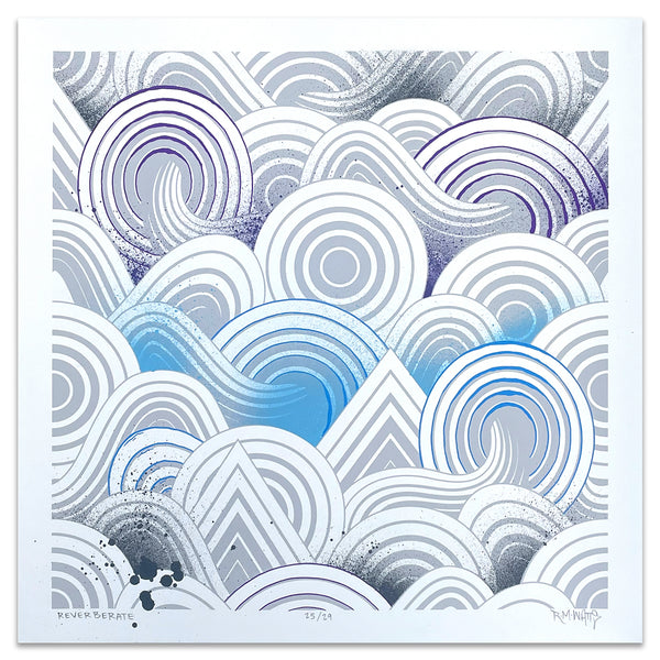"Reverberate" 18x18 Print 25/29