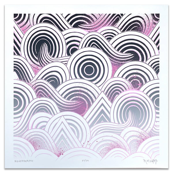 "Reverberate" 18x18 Print 27/29
