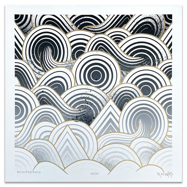 "Reverberate" 18x18 Print 28/29