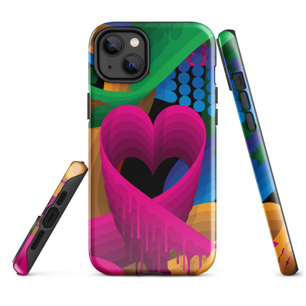 "Love Wins Dark" Tough Case for iPhone®
