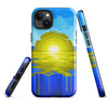 "Flat Earth Sunset" Tough Case for iPhone®