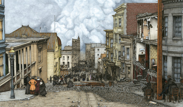 "Nature's Course" - 21"x12.5" Original Drawing