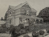 "Philip Sweed House" - 11.25" x 8.75" Original Drawing FRAMED