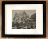 "Philip Sweed House" - 11.25" x 8.75" Original Drawing FRAMED