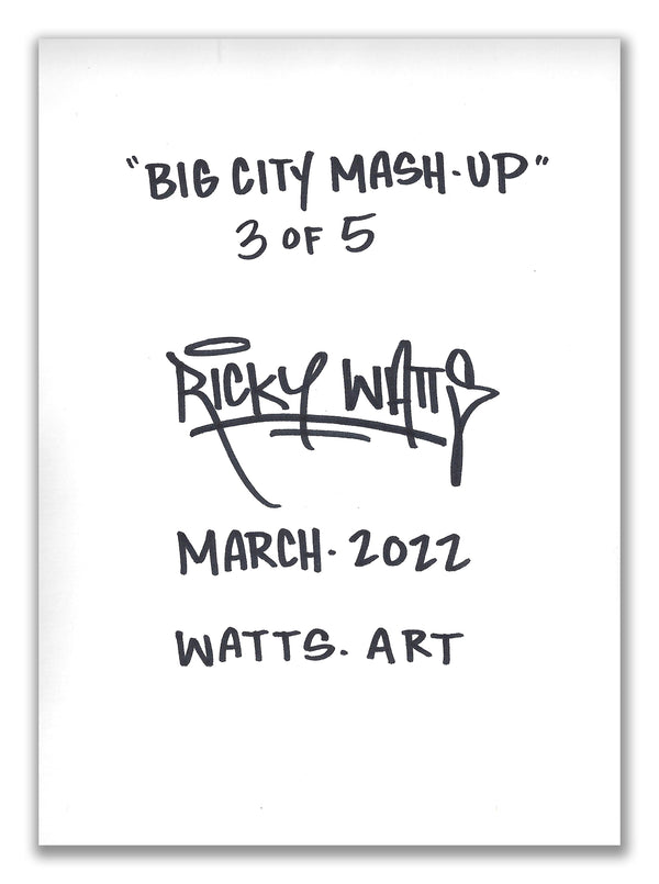 "Big City Mash-Up 3" - 5x7