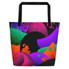"Midnight Glow" Canvas Bag with Inside Pocket