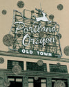 "Old Town Portland" - 8"x10" Original Drawing FRAMED
